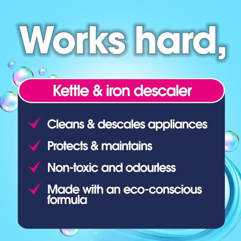 Ecozone Multi-Purpose Kettle & Iron Descaler - 3 Sachets (60g) - Image 5